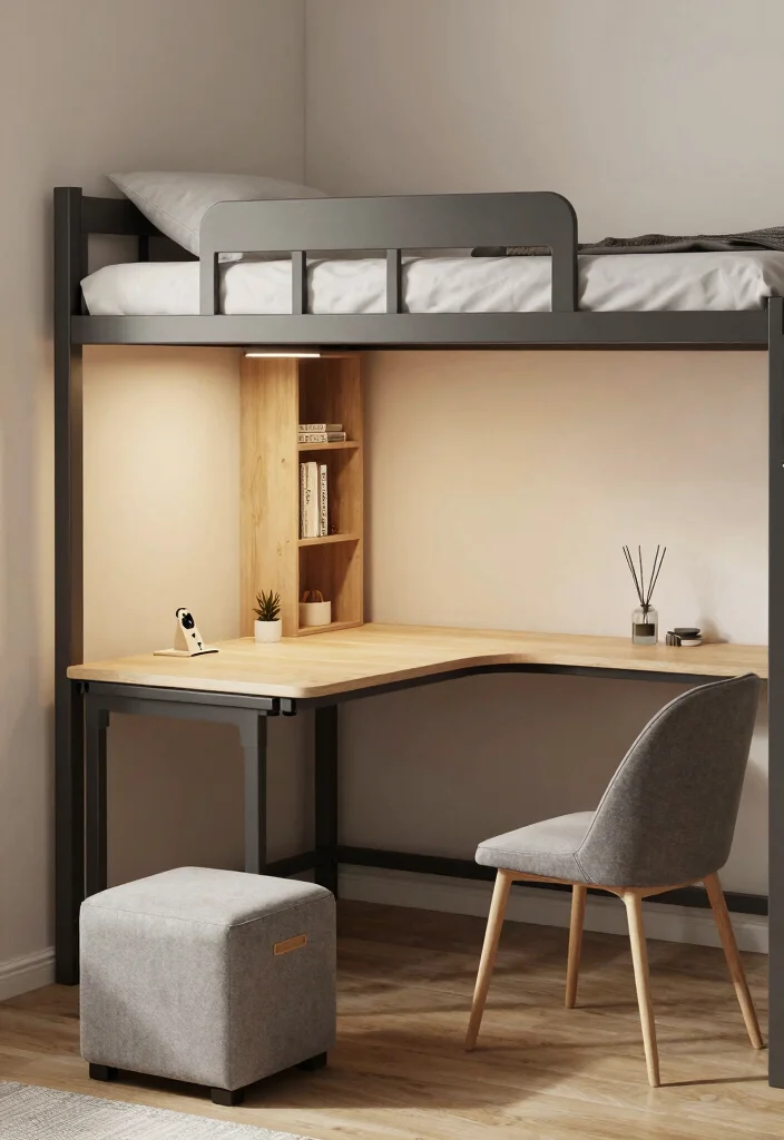 Top Essentials for Creating an Aesthetic Dorm Room That Stands Out - 3. Functional Furniture 1