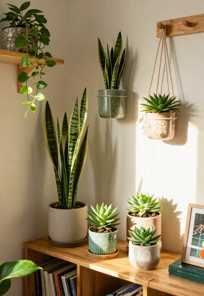 Top Essentials for Creating an Aesthetic Dorm Room That Stands Out - 4. Indoor Plants 1