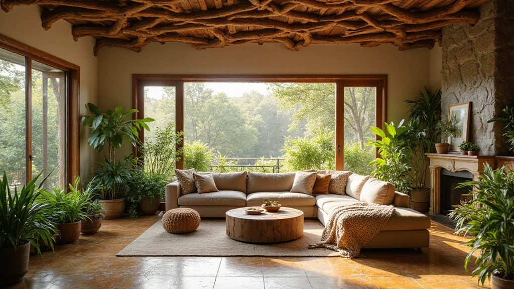 Look Up: Why 2026 is the Year of the Sculptural Ceiling and Patterned Flooring - Bringing Nature Indoors 1