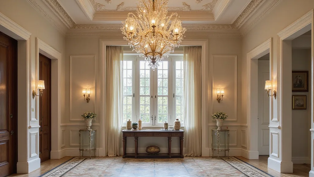 Look Up: Why 2026 is the Year of the Sculptural Ceiling and Patterned Flooring - Oversized Sculptural Lighting: Room Jewelry 1