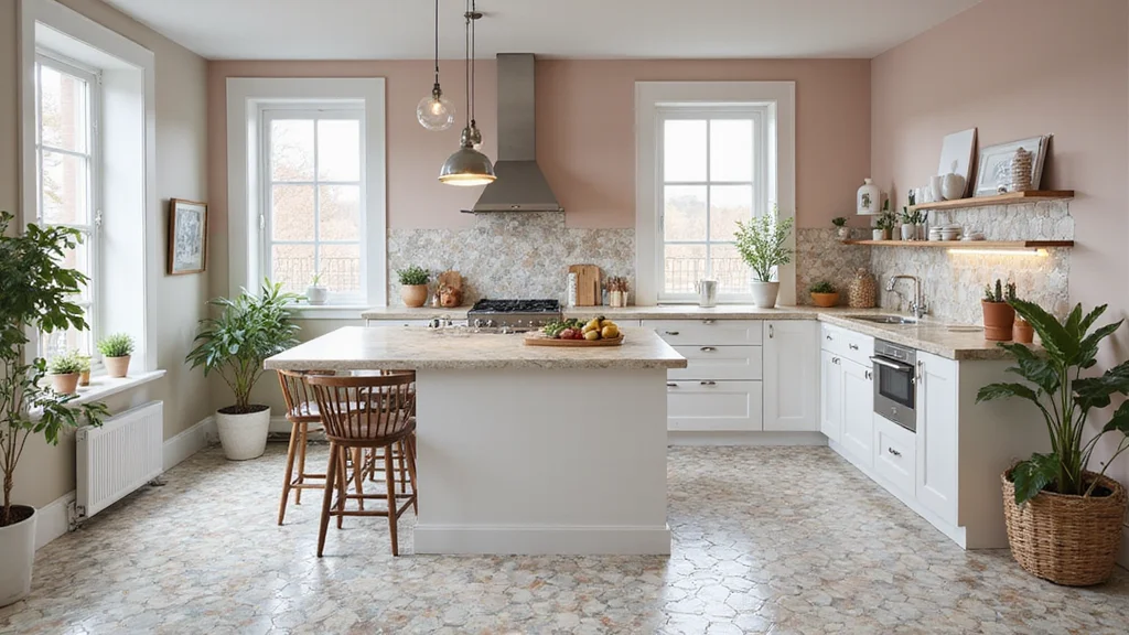 Look Up: Why 2026 is the Year of the Sculptural Ceiling and Patterned Flooring - Patterned Flooring: A Canvas for Creativity 1
