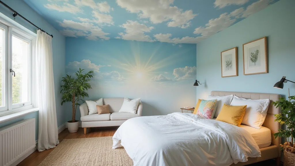 Look Up: Why 2026 is the Year of the Sculptural Ceiling and Patterned Flooring - The Art of Painted Murals on Ceilings 1