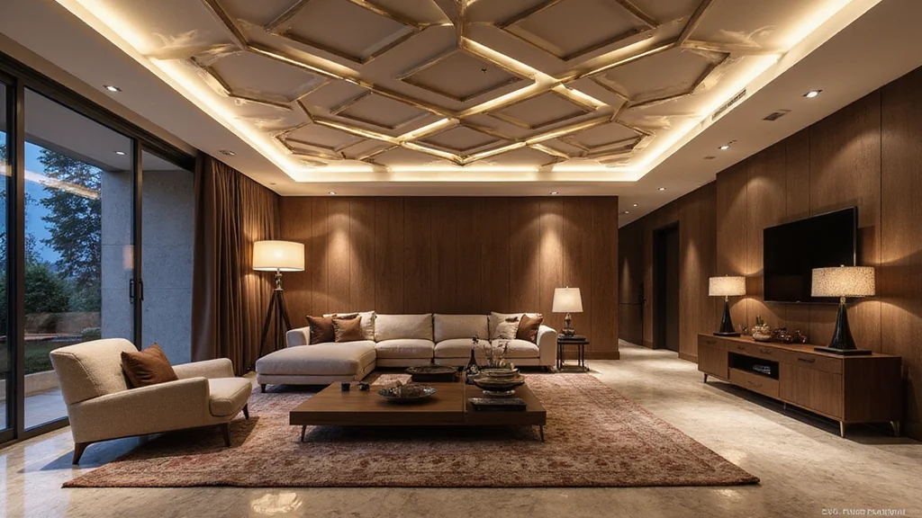 Look Up: Why 2026 is the Year of the Sculptural Ceiling and Patterned Flooring - The Future is Bright: Lighting Trends for Ceilings and Floors 1