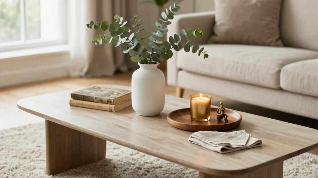 Step By Step: How to Effortlessly Style Your Coffee Table with Just Five Items