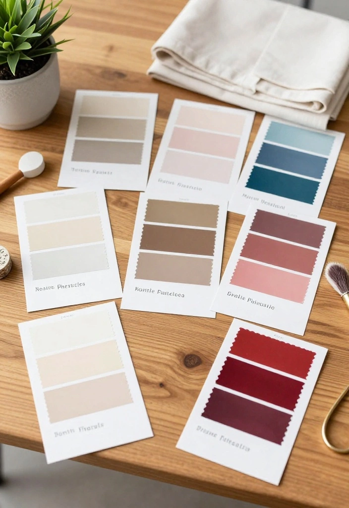 Step By Step: Mastering the Principle of Three in Home Decor - Coordinating Trim, Walls, and Ceilings - 1. Choosing the Right Color Palette 1