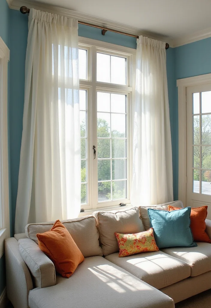 Step By Step: Mastering the Principle of Three in Home Decor - Coordinating Trim, Walls, and Ceilings - 4. Harmonizing with Natural Light 1