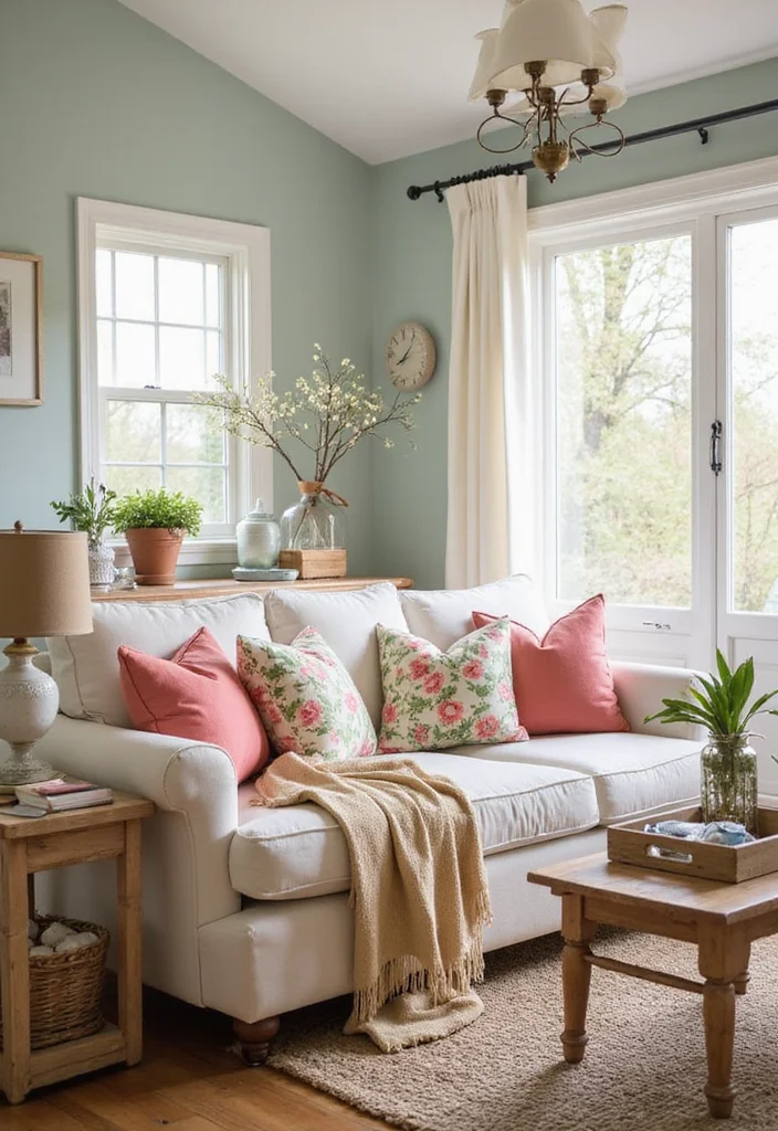 Step By Step: Mastering the Principle of Three in Home Decor - Coordinating Trim, Walls, and Ceilings - 7. Seasonal Updates with Color 1