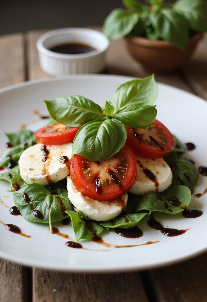 15 Healthy Meals You Can Make in Under 30 Minutes (Your Body Will Thank You!) - 10. Caprese Salad with Balsamic Glaze 1