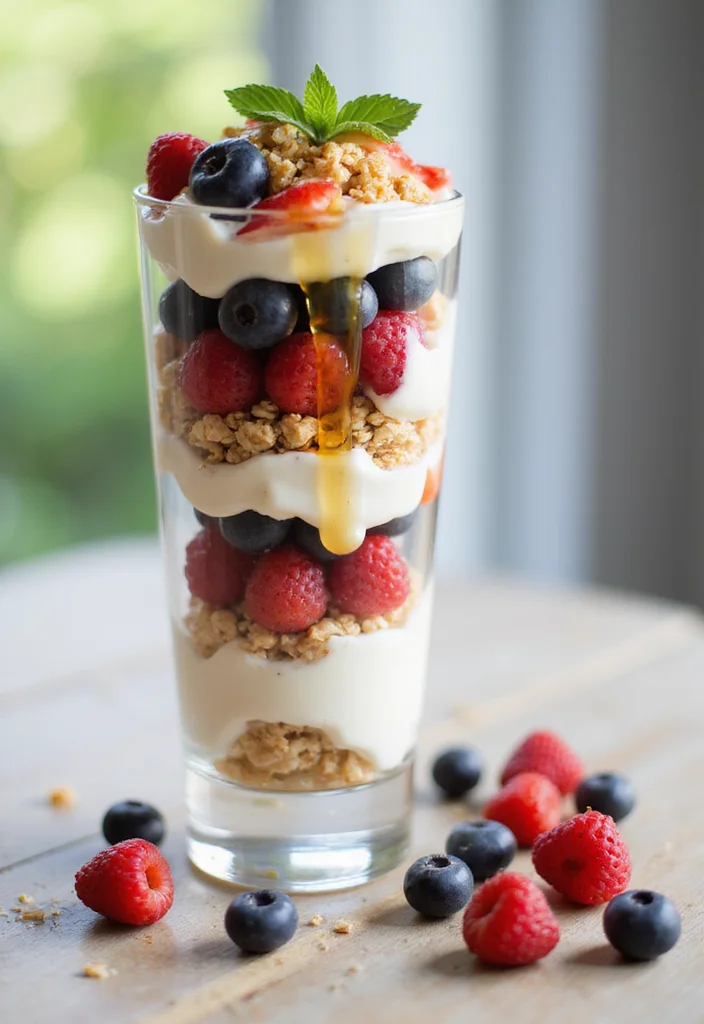 15 Healthy Meals You Can Make in Under 30 Minutes (Your Body Will Thank You!) - 13. Fruit and Yogurt Parfait 1