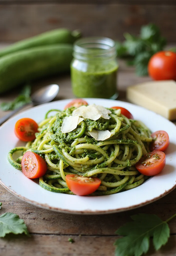 15 Healthy Meals You Can Make in Under 30 Minutes (Your Body Will Thank You!) - 4. Zucchini Noodles with Pesto 1