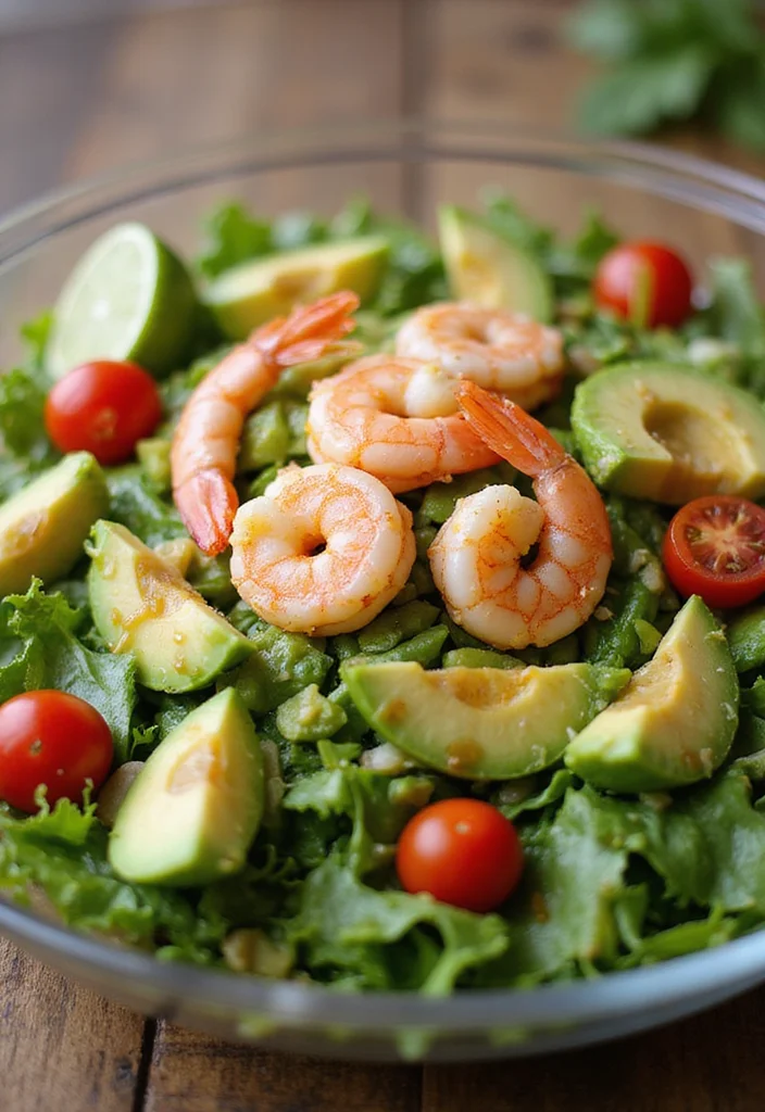 15 Healthy Meals You Can Make in Under 30 Minutes (Your Body Will Thank You!) - 7. Shrimp and Avocado Salad 1
