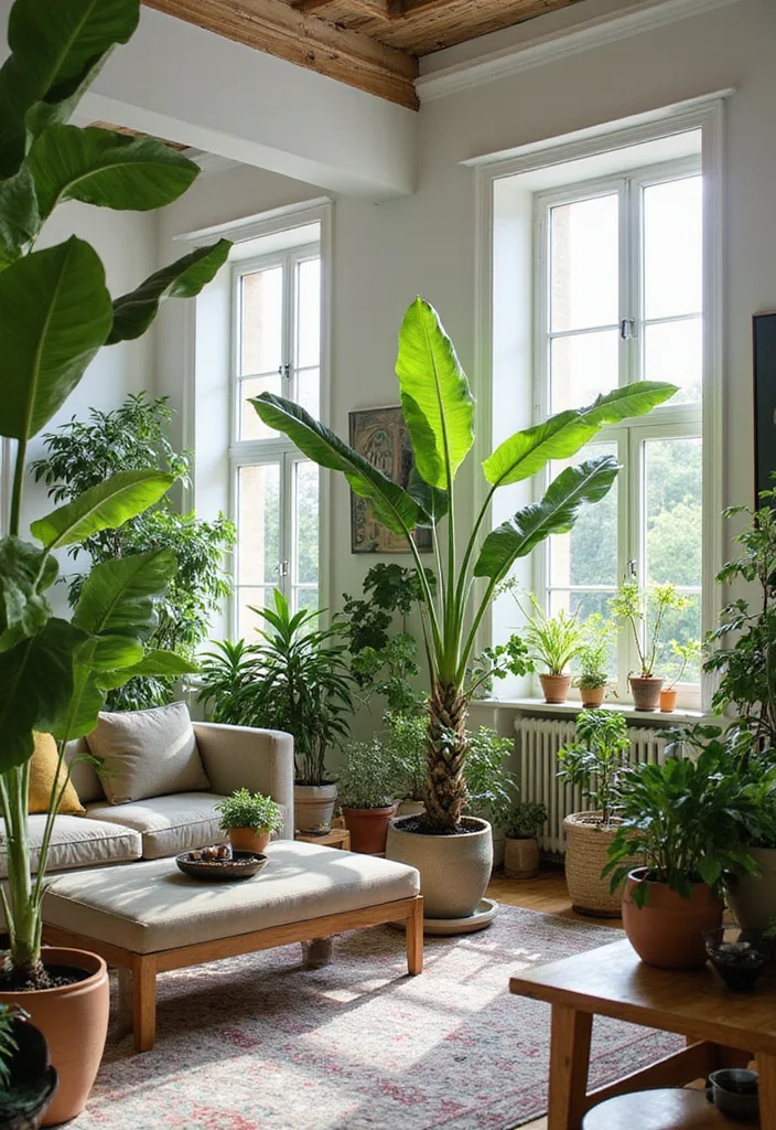 Transform Your Home: How to Style a Luxury Open-Plan Living Space Like an Interior Design Pro! - 8. Embrace Nature with Indoor Plants 1
